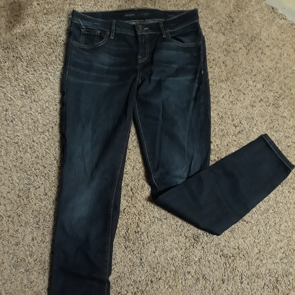 Guess Womens Power Curvy Mid-rise Skinny Jean